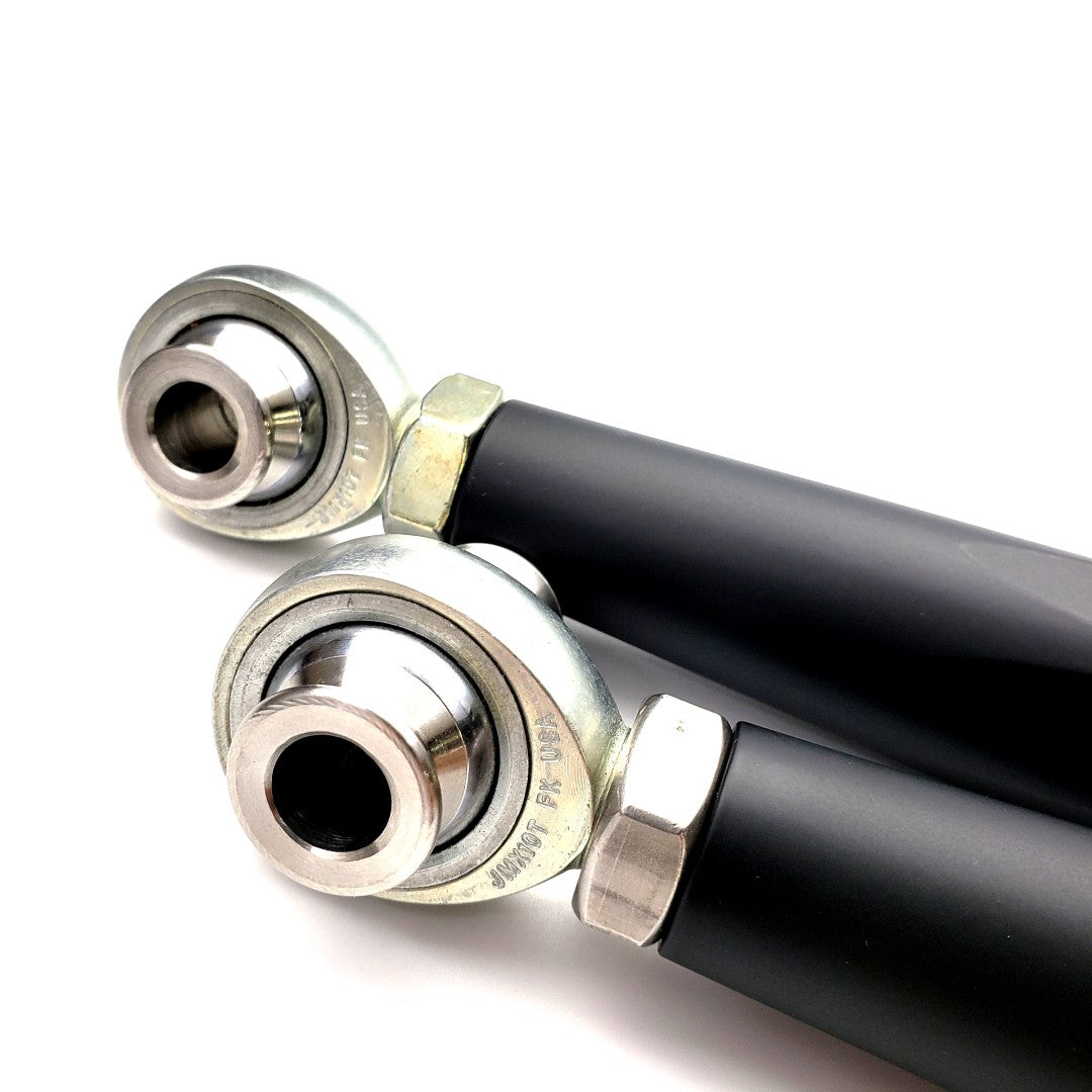 Can-Am X3 Billet Tie Rod Our rods feature our signature ceramic based hard coat anodize for increased wear resistance, as well as the absolute best heim joints on the market the FK JMX rod ends. In steering components especially we only use the best of the best and do not give options of the KMX heims as we do with other components.