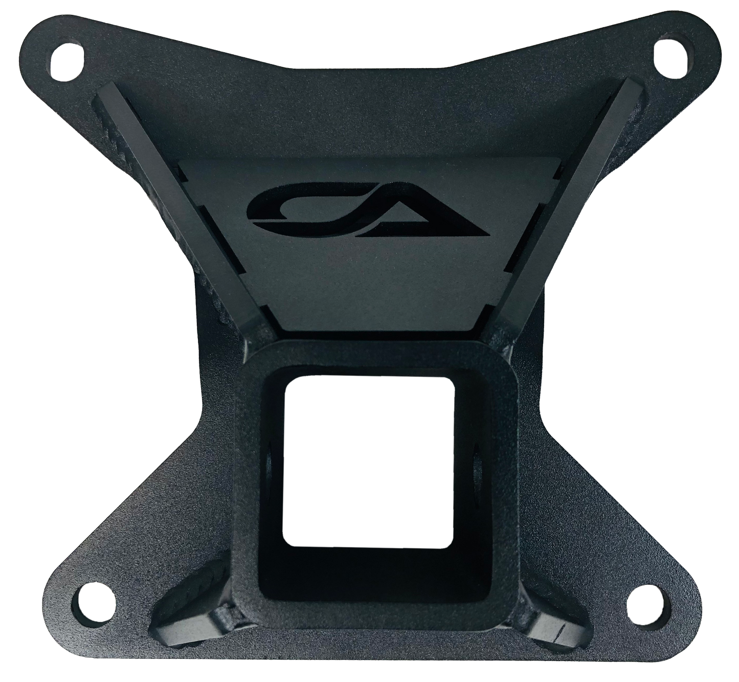 Honda Talon Hitch Receiver Plate is made from ¼” inch Laser Quality HRPO Steel and receives a 2” hitch tube. The fully welded bracing design gives it the strength to take a beating over and over. Powder coated to protect from rust and corrosion. Easy installation. Fits All Honda Talon models Receives a 2” Hitch Tube