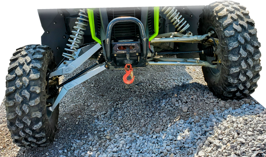 Our control arms are laser cut from 4130 chromoly then CNC broke for extremely high quality and accuracy. We've meticulously designed our control arms to be a problem solving bullet proof solution for your Talon. Our arms solve all the common and weak points that typically cause failures on OEM arms. Control arms come with bushings pre-installed.