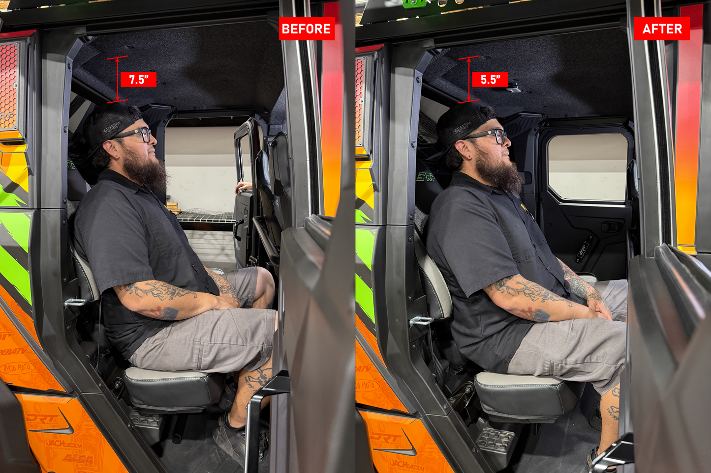 Polaris® Xpedition 2" Seat Lift Bar | UTVS-XPD-SEAT-LIFT