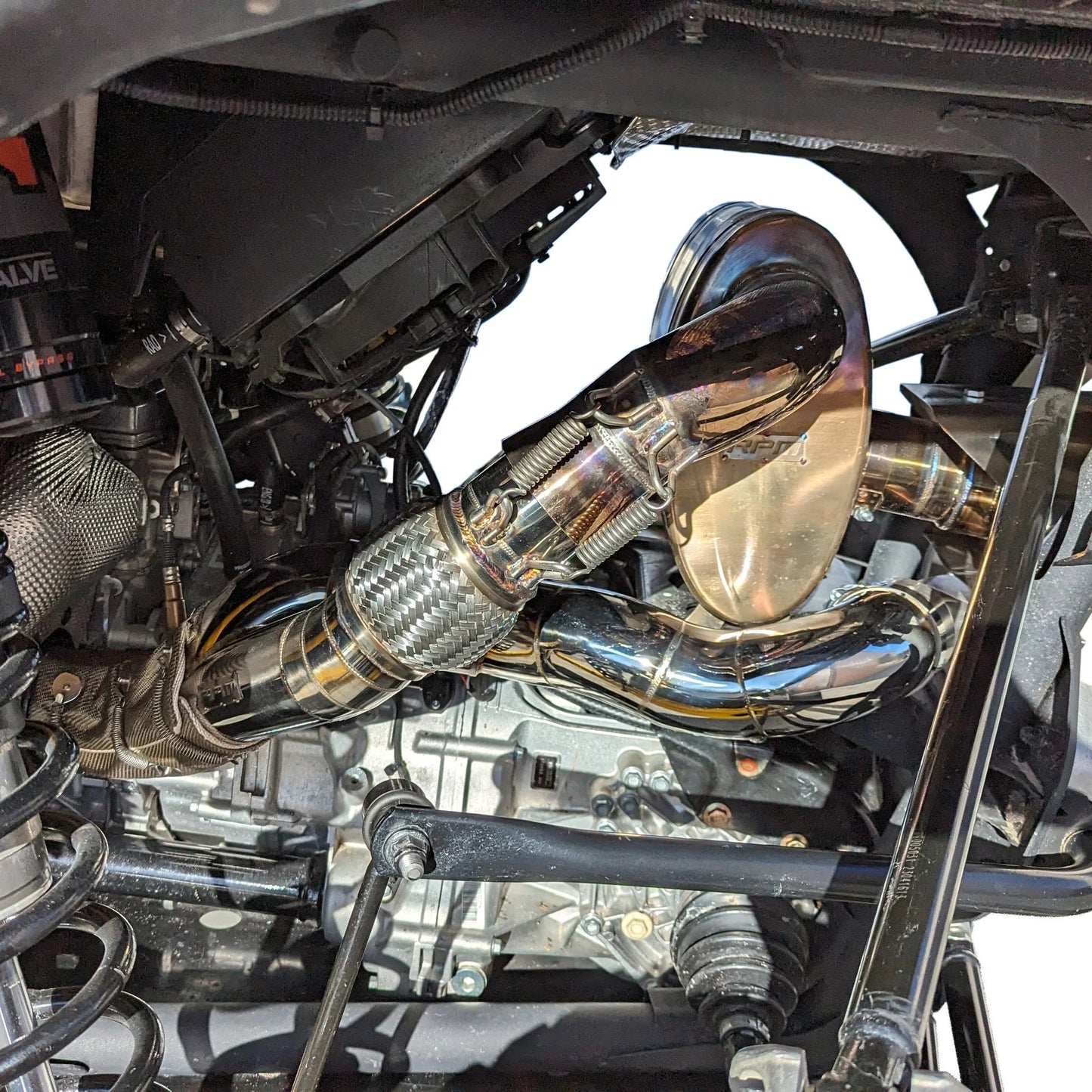 RPM Can-Am Maverick R 3" E-Valve Mid Pipe / Electronic Dump Valve