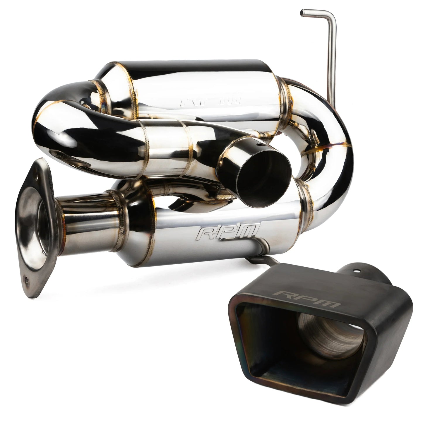 RPM Polaris RZR Pro R 3" DUAL Sport Muffler W/ 3" Tip