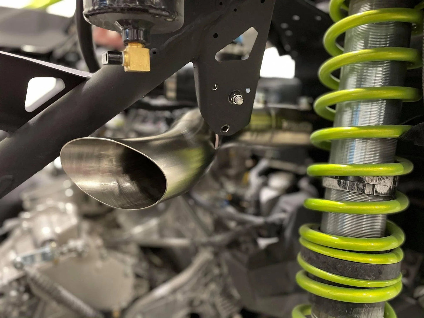 Can Am X3 Turbo Back 3" Full Race / Drag Pipe With Muffler - RPM SXS