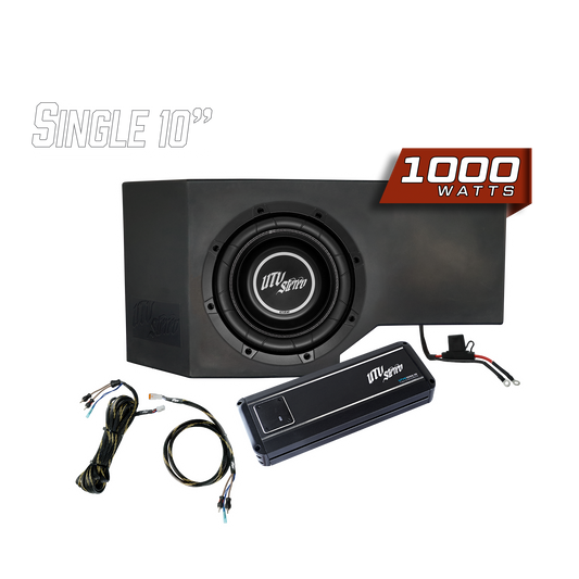 Can-Am® Defender HD10 1000W Single Passenger Side 10" Subwoofer Kit | UTVS-DEF-SUB-1000
