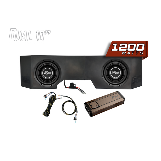 Can-Am® Defender HD10 1200W Dual 10" Subwoofer Kit | UTVS-DEF-SUB-1200-2
