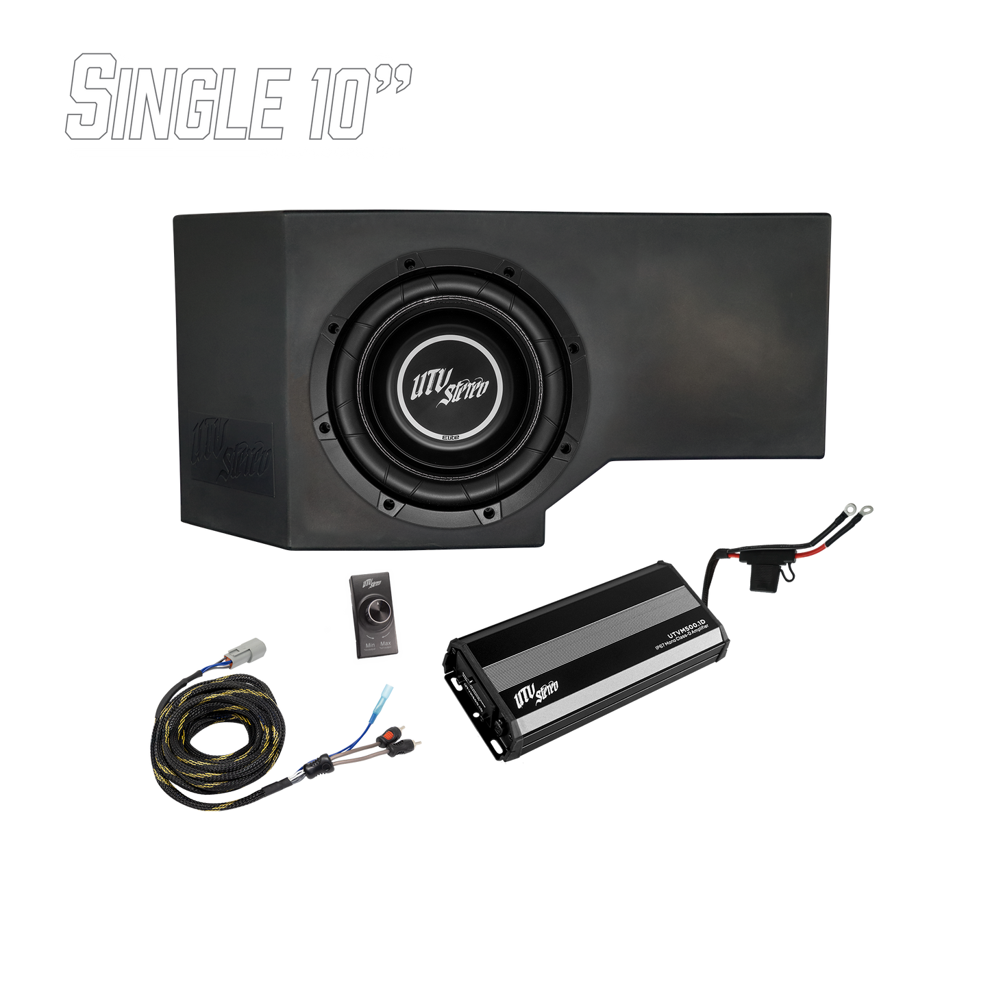 Can-Am® Defender HD11 500W Single 10" Subwoofer Kit | UTVS-DEF2-500-1-GO
