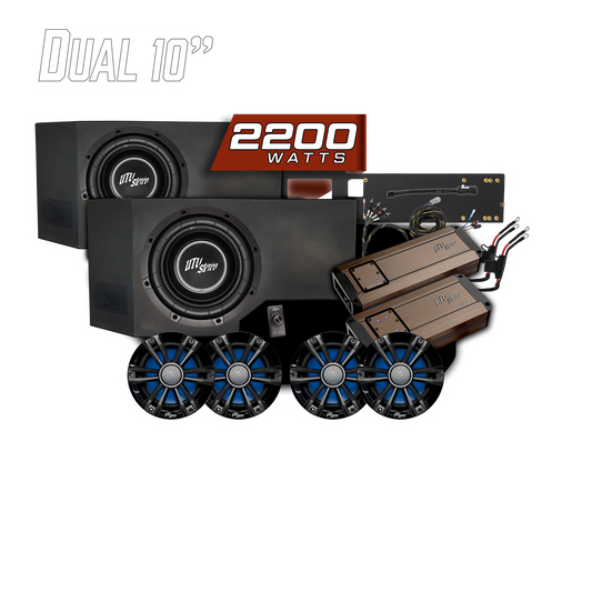 Can-Am® Defender HD11 BRP GO! Dual Subwoofer Stage 7 Stereo Kit | UTVS-DEF2-S7-GO