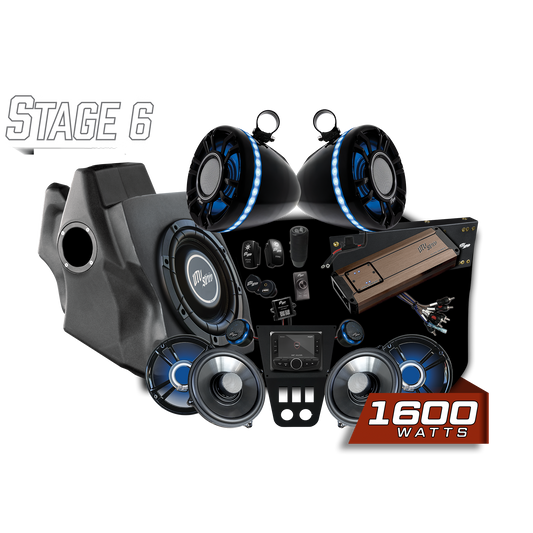 '20-'24 RZR® Pro Series Elite Stage 6 Stereo Kit | UTVS-PRO-S6-E