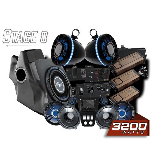 '20-'24 RZR® Pro Series Elite Stage 8 Stereo Kit | UTVS-PRO-S8-E