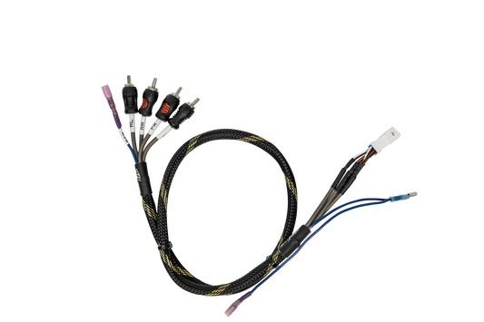 Can-Am® Maverick R BRP GO Front & Rear RCA Output Harness + Remote | UTVS-R-GO-RCA-OUT