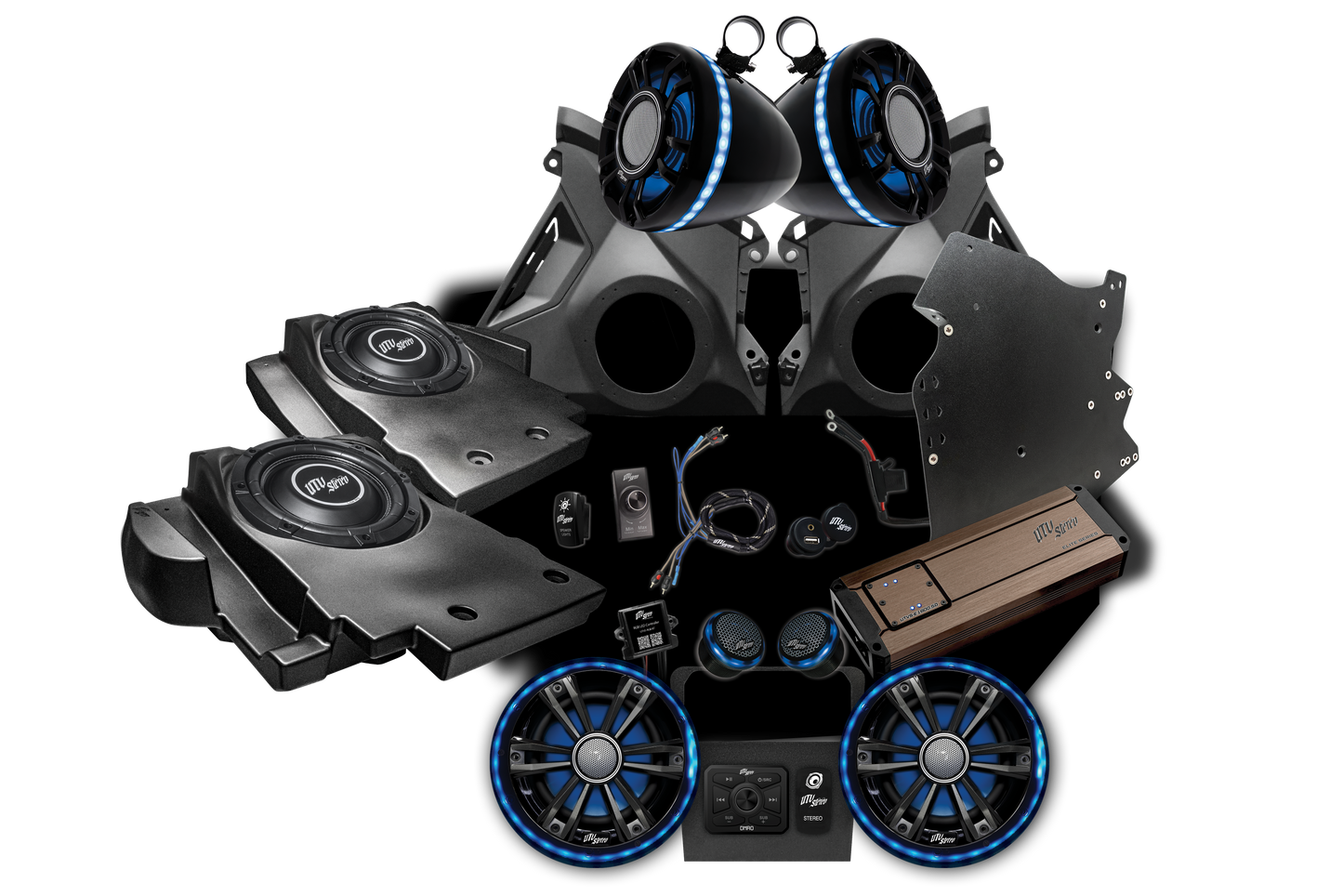 Can-Am® Maverick R Elite Series Stage 6 Stereo Kit | UTVS-R-S6-E