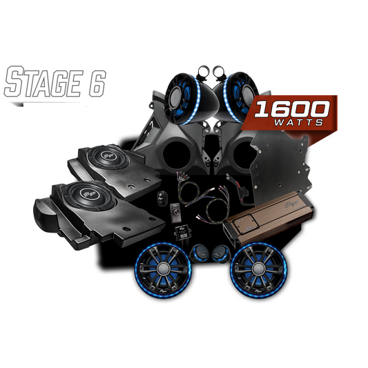 Can-Am® Maverick R BRP GO! Elite Series Stage 6 Stereo Kit | UTVS-R-S6-E-GO