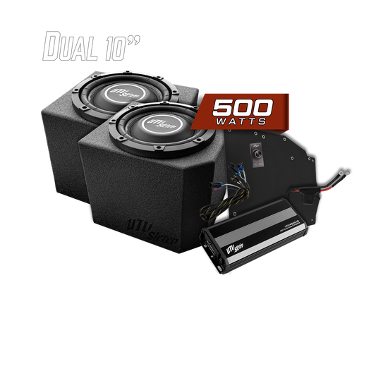 Polaris® Ranger 500W Dual 10" Subwoofer Kit | UTVS-RNG-SUB-500-2