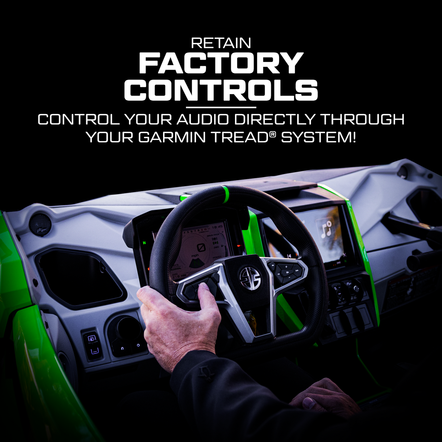 KAWASAKI® TERYX H2 GARMIN TREAD® Elite Stage 7 Stereo Kit | UTVS-H2-S7-GRM