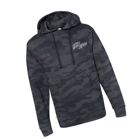 UTV Stereo Unisex Black Camo Hoodie | UTVS-A-HOODIE-U-CAMO
