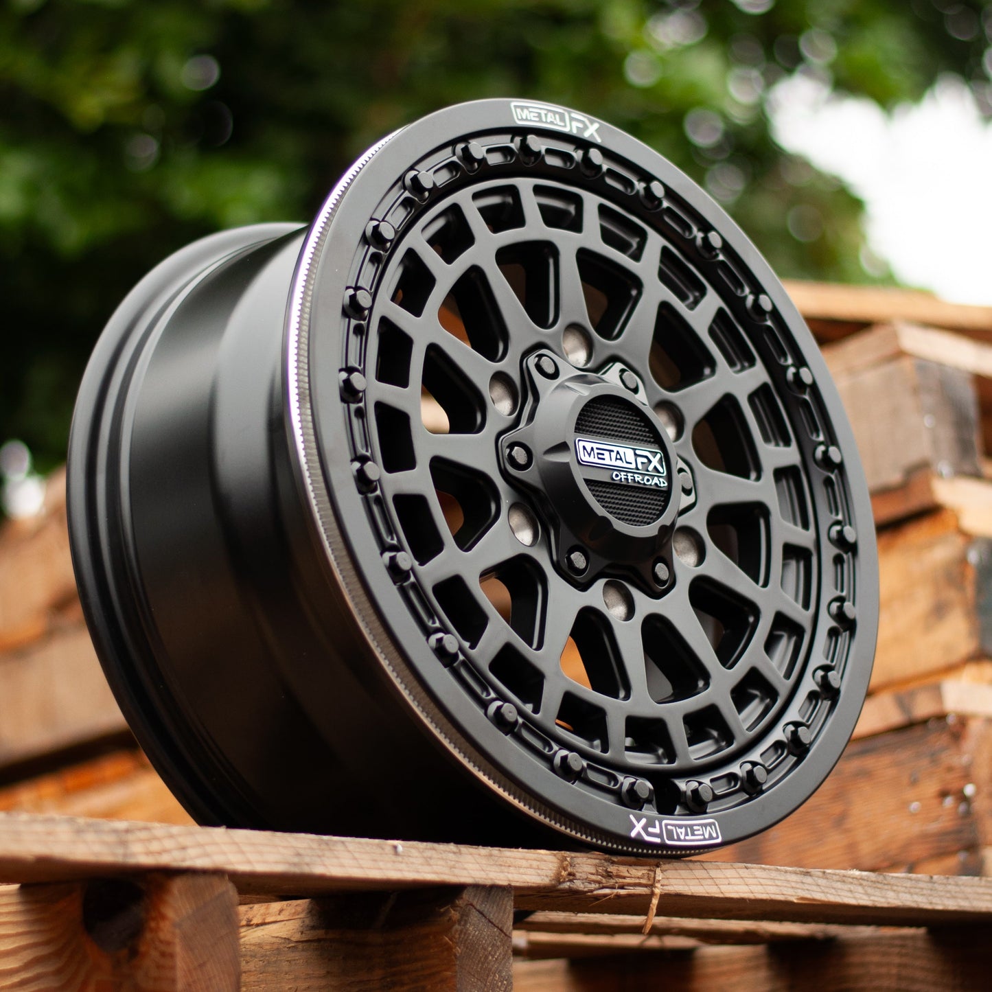 Outlaw 6R Beadlock | Satin Black | UTV Wheel Kit