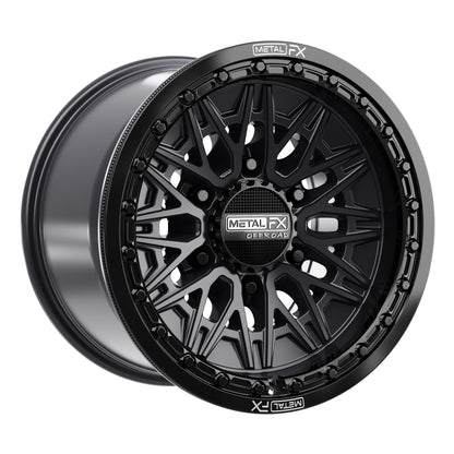 Alpha 6R Beadlock | Satin Black w/ Gloss Black Ring