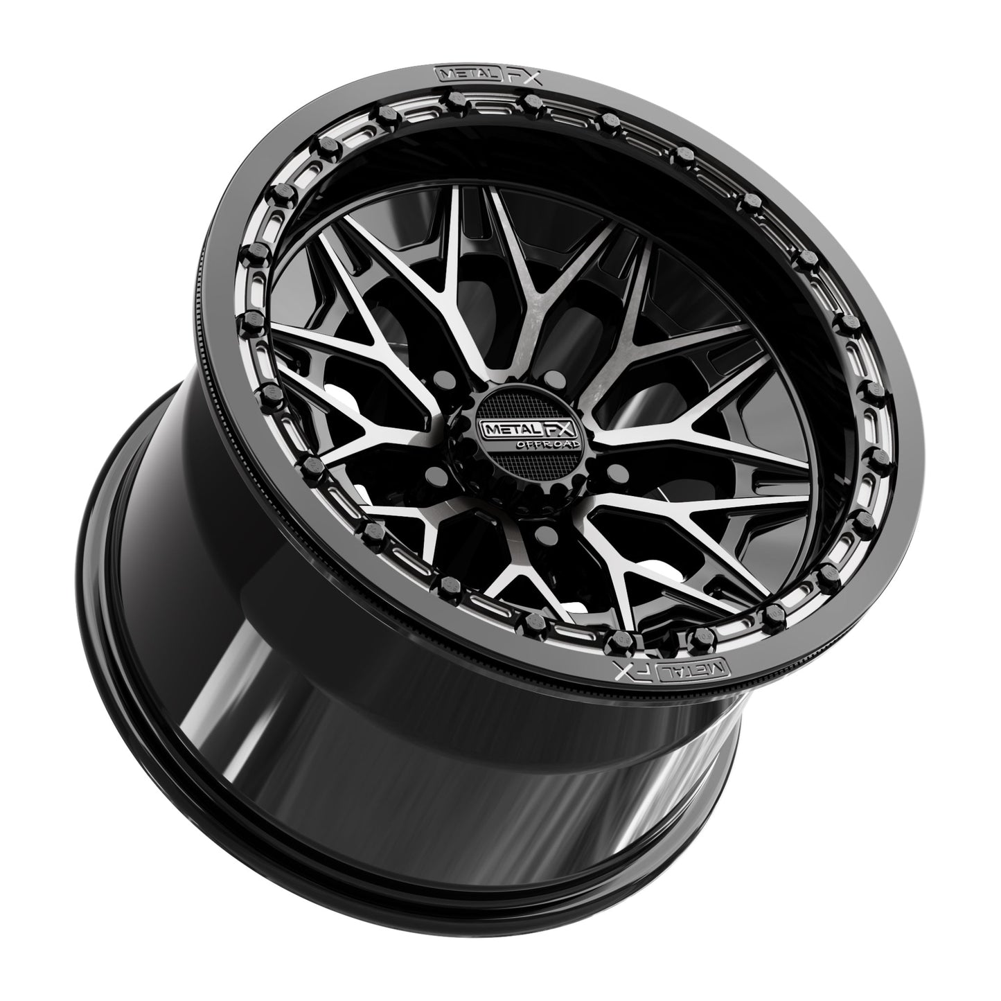 Alpha R Beadlock | Gloss Black DDT Face