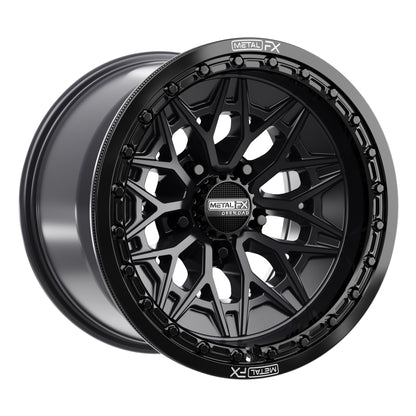 Alpha R Beadlock | Satin Black w/ Gloss Black Ring