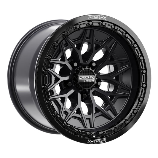 Alpha R Beadlock | Satin Black w/ Gloss Black Ring