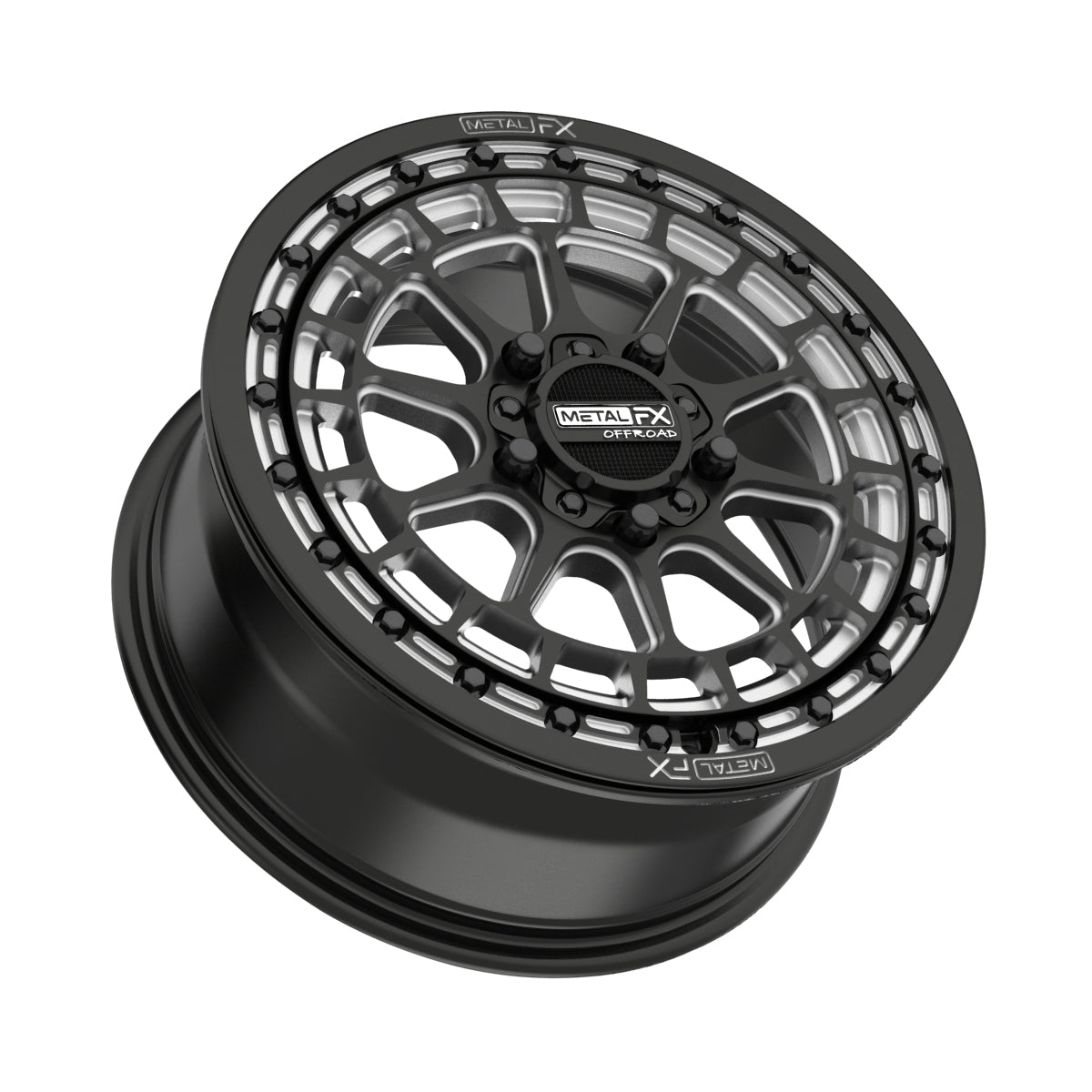 17 Outlaw R Beadlock | Satin Black Contrast Cut