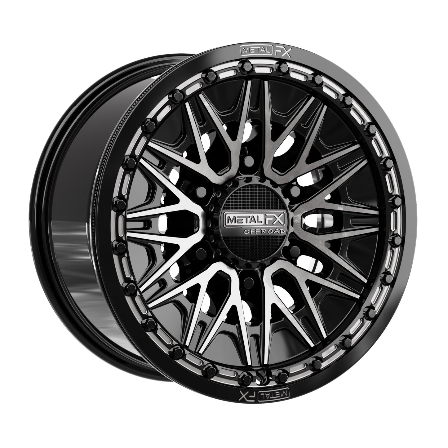 Alpha 6R Beadlock | Gloss Black DDT Face