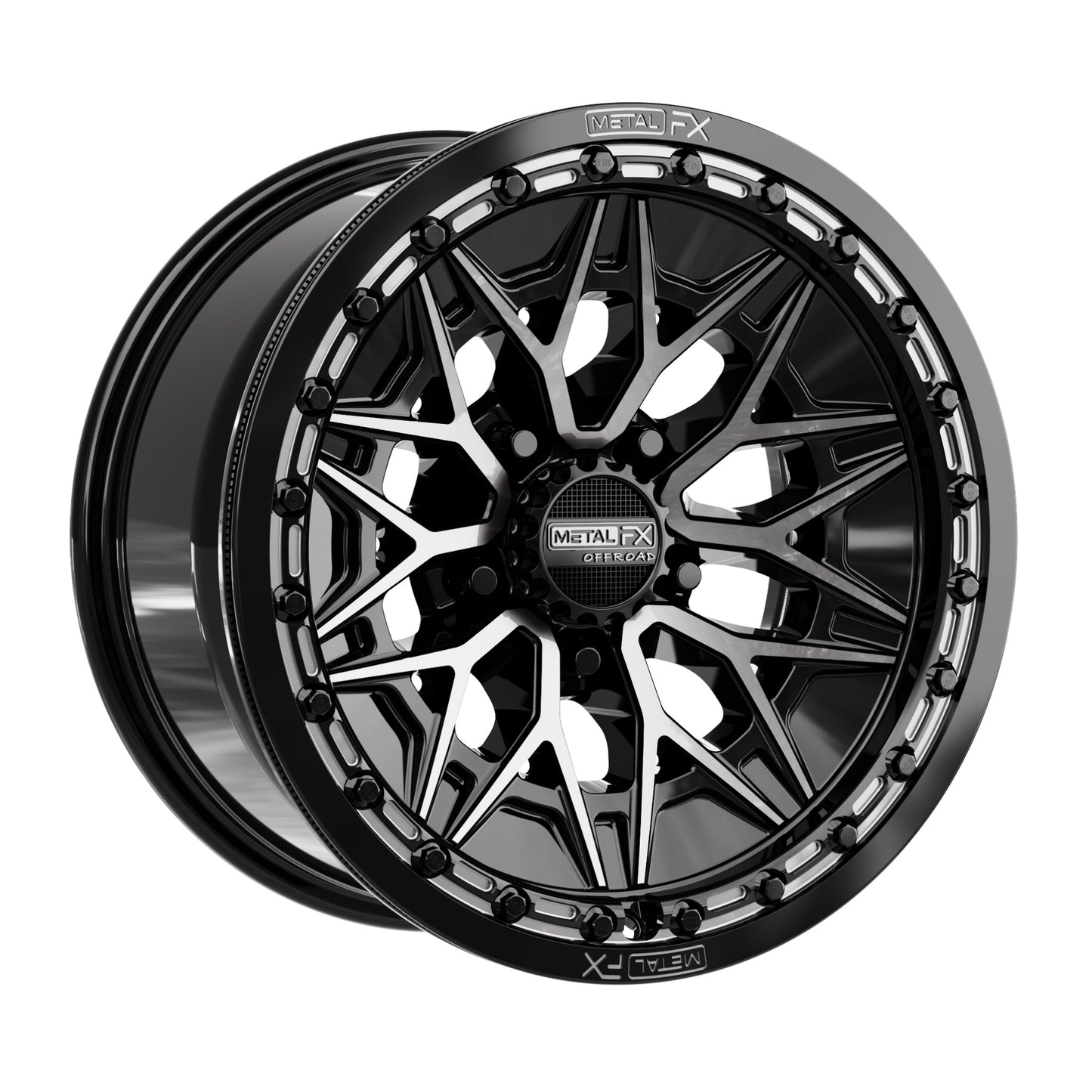 Alpha R Beadlock | Gloss Black DDT Face