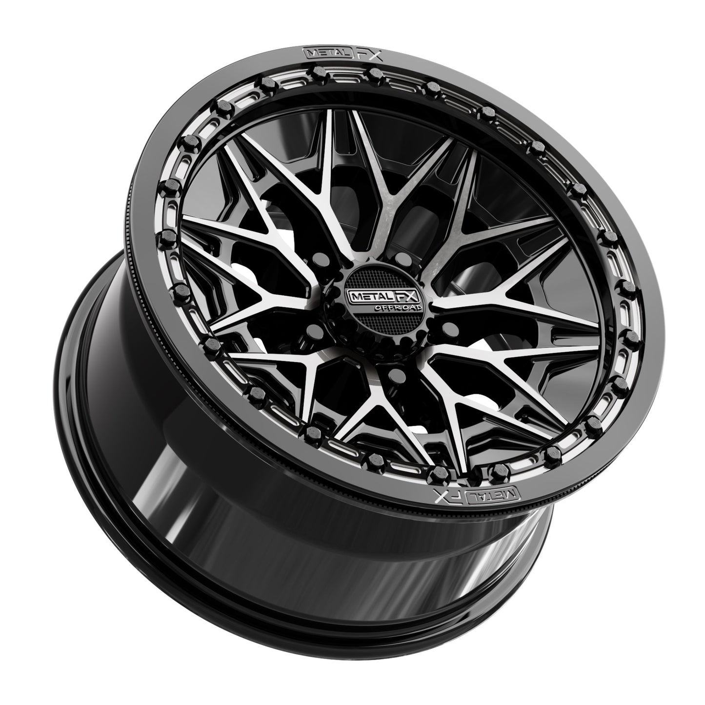 Alpha R Beadlock | Gloss Black DDT Face