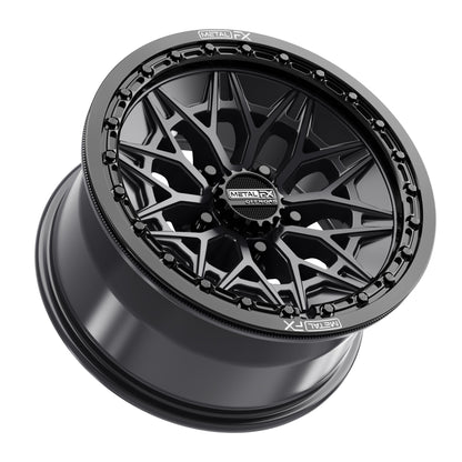 Alpha R Beadlock | Satin Black w/ Gloss Black Ring