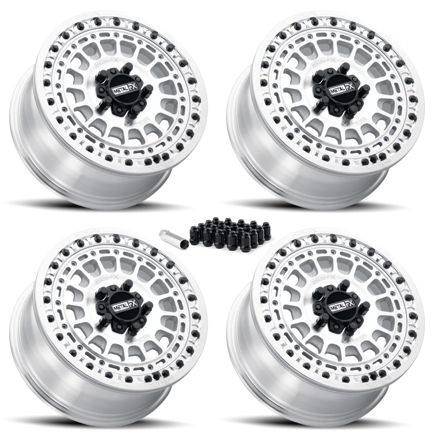 Hitman R Beadlock | Raw | UTV Wheel Kit