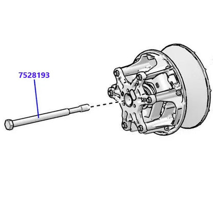 Polaris Patriot Boost / 9r P22 Titanium Primary Clutch Bolt # 7528193 / 7520526 M14X1.5X180 - RPM SXS