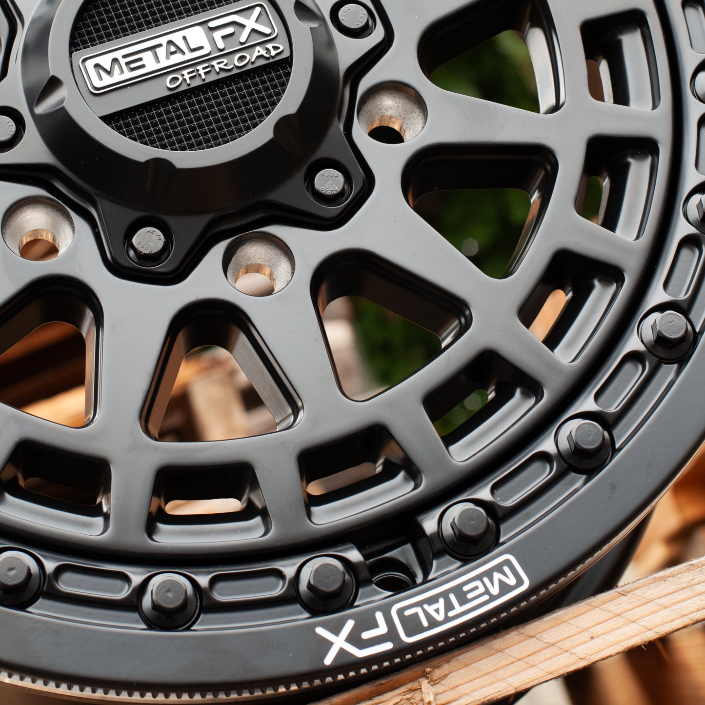 Outlaw 6R Beadlock | Satin Black | UTV Wheel Kit