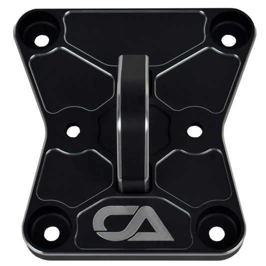 CA Tech Pull Plate  3D scanned for perfect fitment and machined from 6061 aluminum with a finished thickness of 1" for maximum durability, the new 2022 Can-Am X3 pull plate is easy to install and built to last a lifetime.   OEM color matching ensures all CA Tech parts will pair perfectly with your build. 