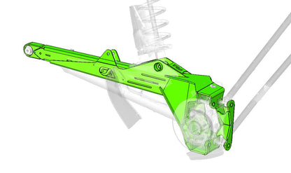 Polaris RZR Turbo R/Pro S Toe Link Delete Trailing Arms