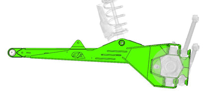 Polaris RZR Turbo R/Pro S Toe Link Delete Trailing Arms