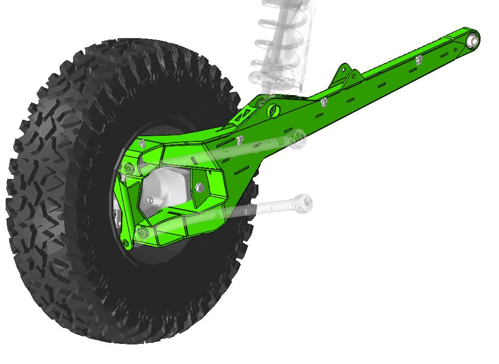 Polaris RZR Turbo R/Pro S Toe Link Delete Trailing Arms