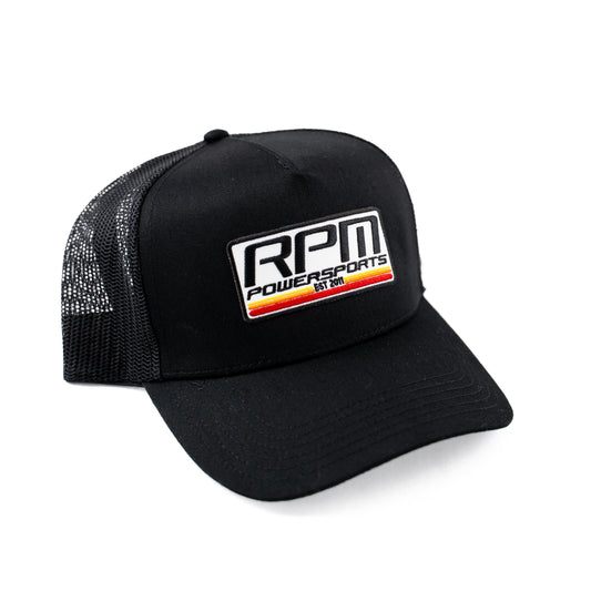 RPM Black Trucker Hat