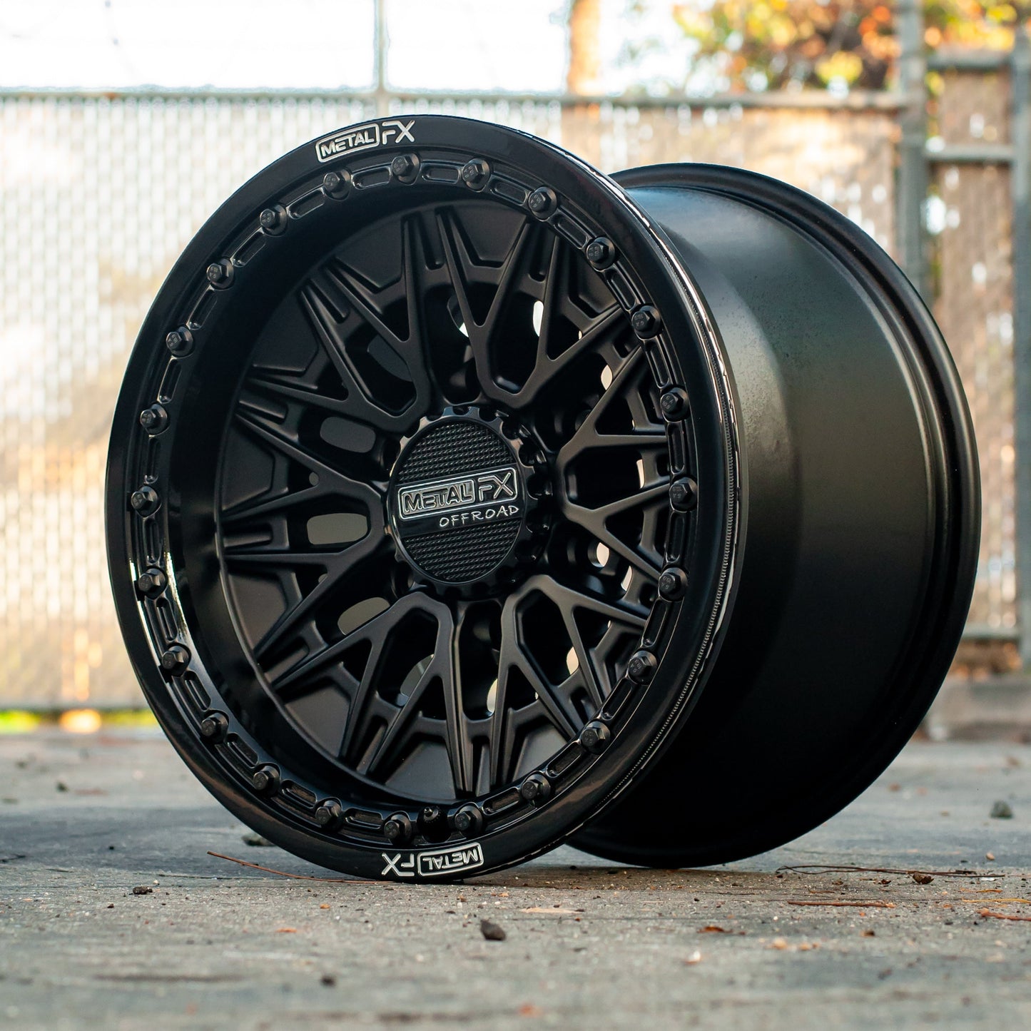 Alpha 6R Beadlock | Satin Black w/ Gloss Black Ring