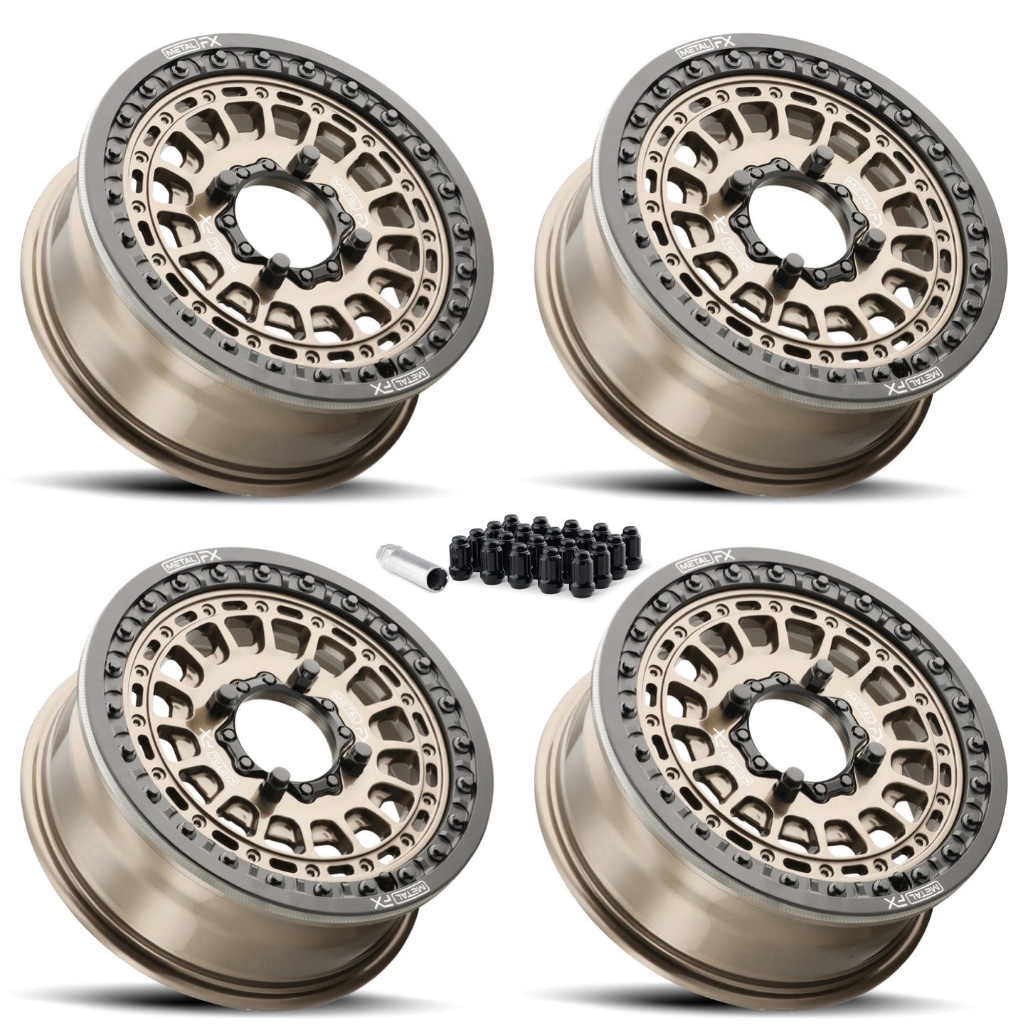 Hitman Beadlock | Bronze | UTV Wheel Kit