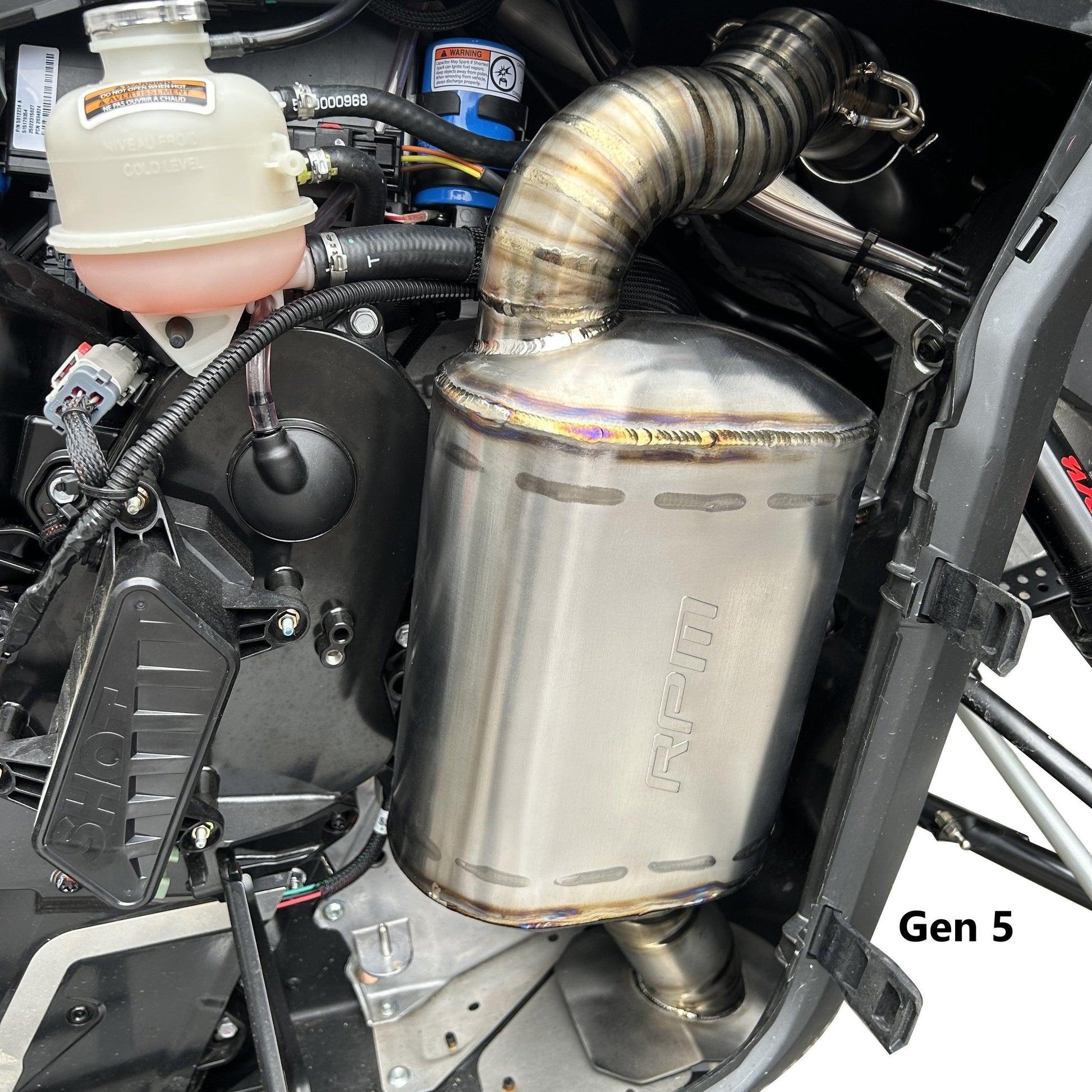 Gen 5 2023-2024 Ski-Doo 850 NA Titanium Chambered Muffler - RPM SXS