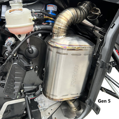 Gen 5 2023-2024 Ski-Doo 850 NA Titanium Chambered Muffler - RPM SXS