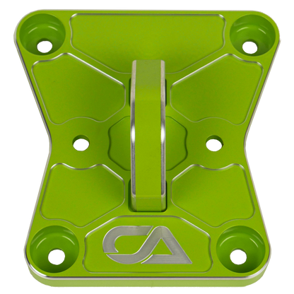 CA Tech Pull Plate  3D scanned for perfect fitment and machined from 6061 aluminum with a finished thickness of 1" for maximum durability, the new 2022 Can-Am X3 pull plate is easy to install and built to last a lifetime.   OEM color matching ensures all CA Tech parts will pair perfectly with your build. 