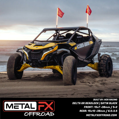 Delta 6R Beadlock | Satin Black | UTV Wheel Kit