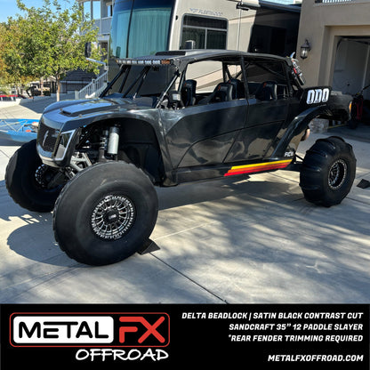 Delta Beadlock | Satin Black Contrast Cut