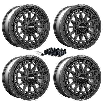 Outlaw 6R Beadlock | Satin Black | UTV Wheel Kit