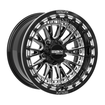 Slayer R Beadlock | Gloss Black Contrast Cut + Center Cap Spacer