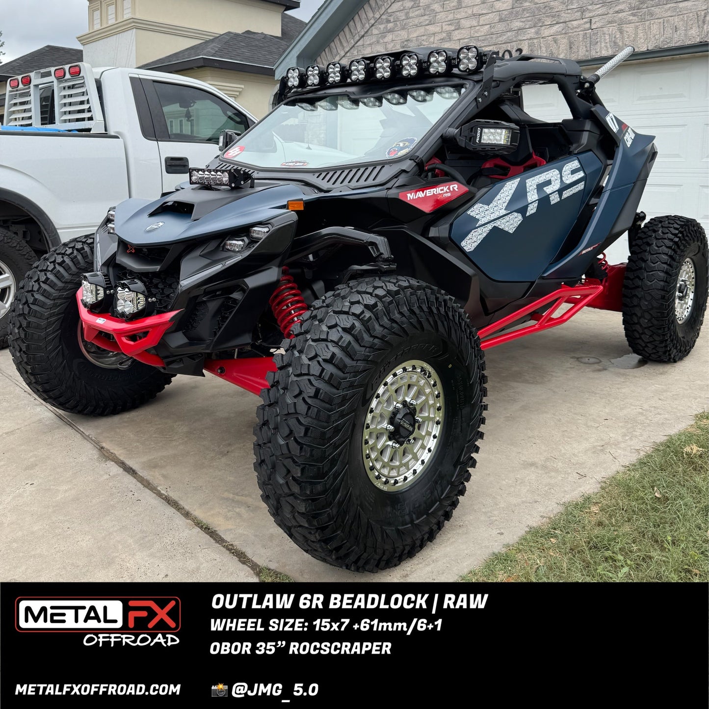 Outlaw 6R Beadlock | Raw | UTV Wheel Kit