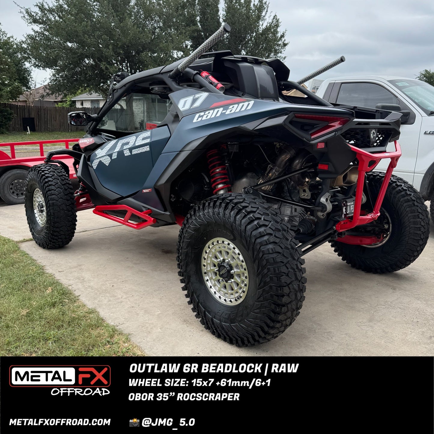 Outlaw 6R Beadlock | Raw | UTV Wheel Kit