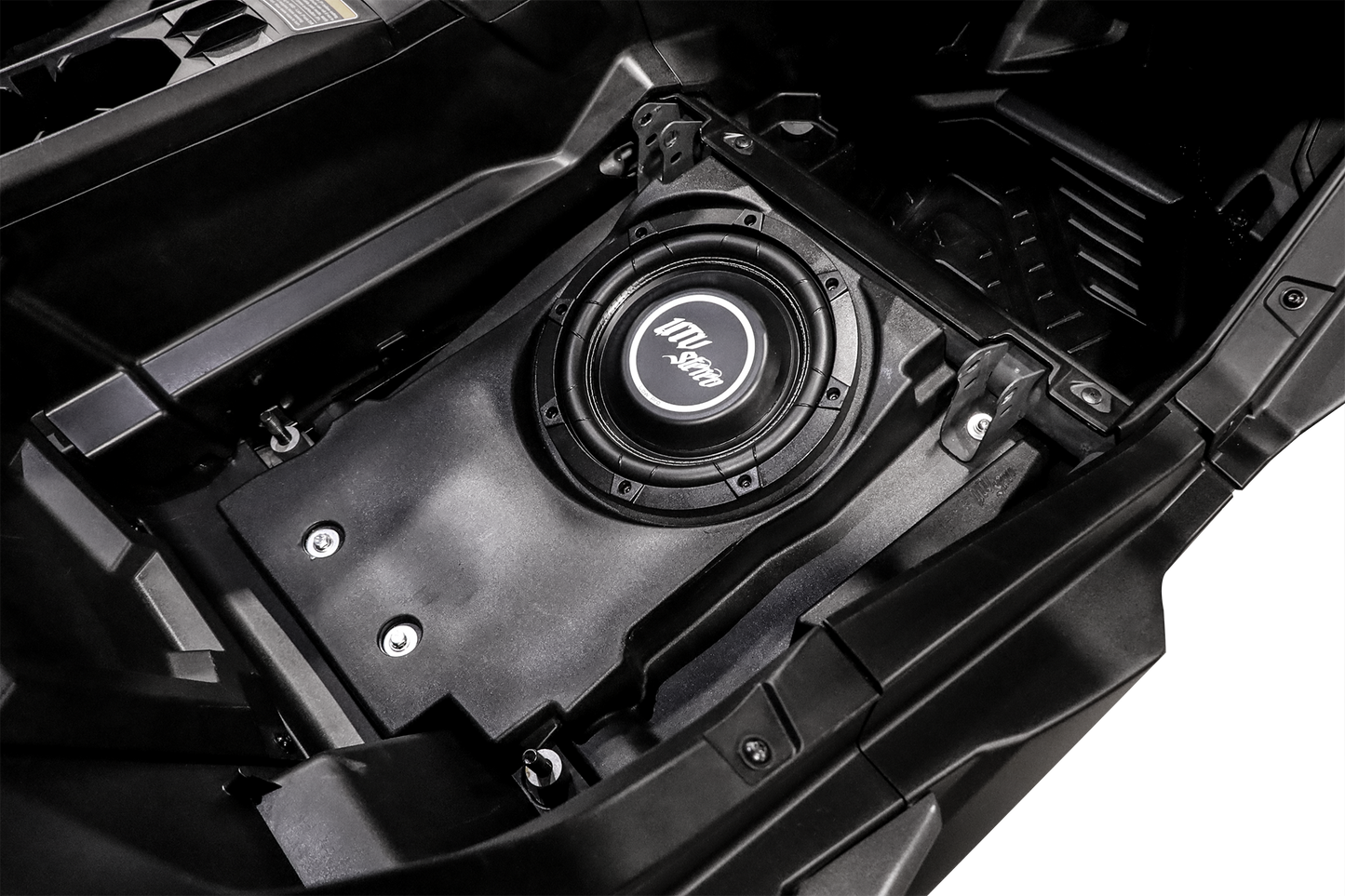 Can-Am® Maverick R 10" Front Driver Subwoofer Enclosure (2-SEAT MODELS) – Unloaded | UTVS-R-ENC-DRIVER-2