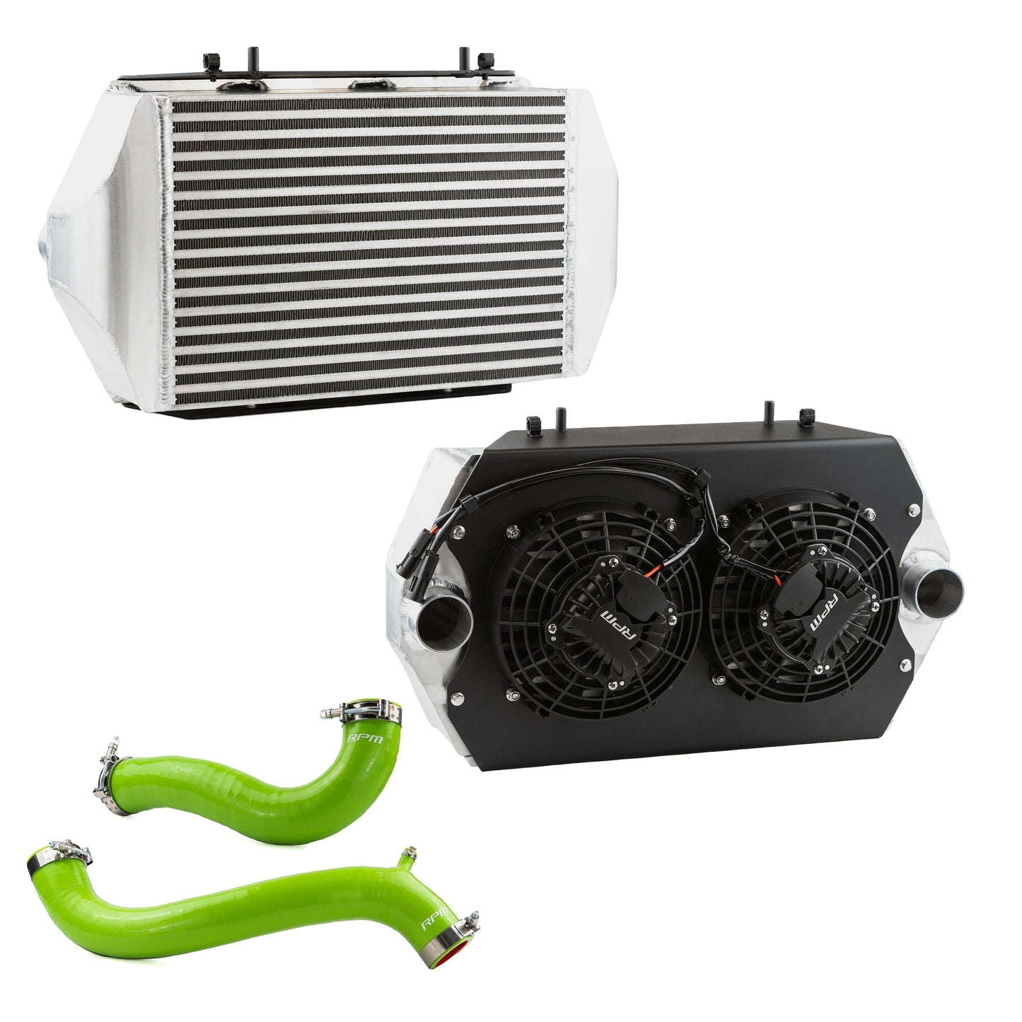 RPM Kawasaki H2 Stage 3 XL Intercooler With Brushless Fans & Sealed Shroud
